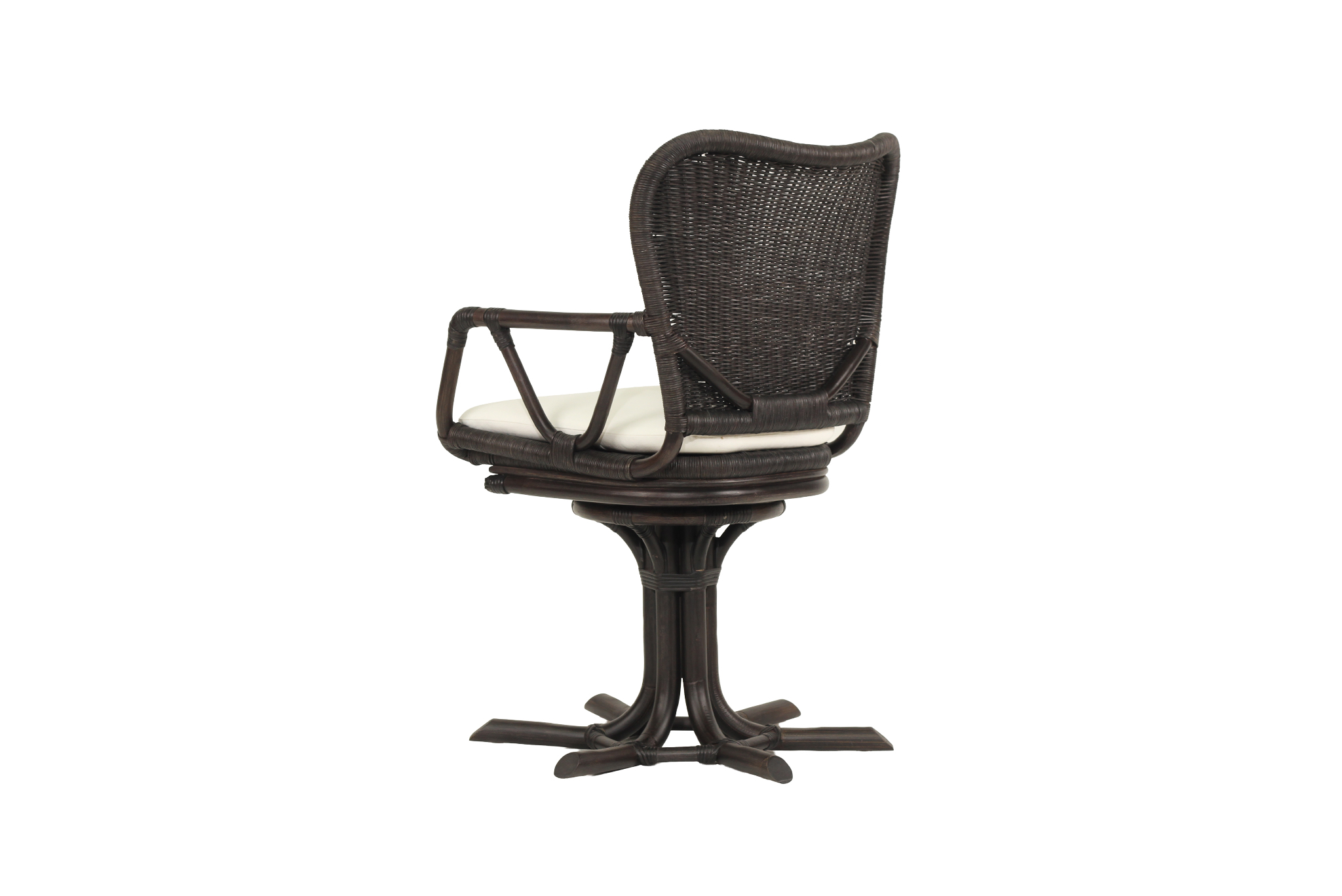 Carla Swivel Armchair - Black - Image 5