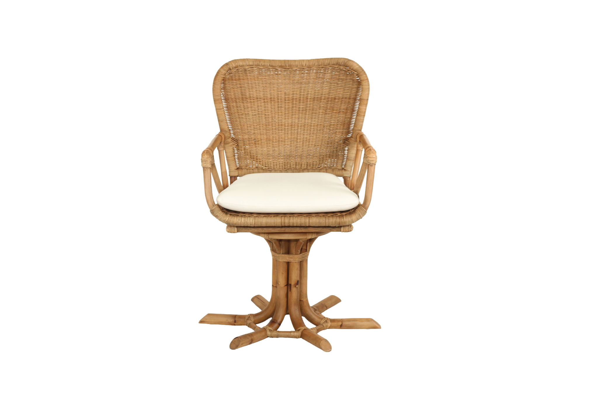 Carla Swivel Armchair - Antique Brown - Image 3