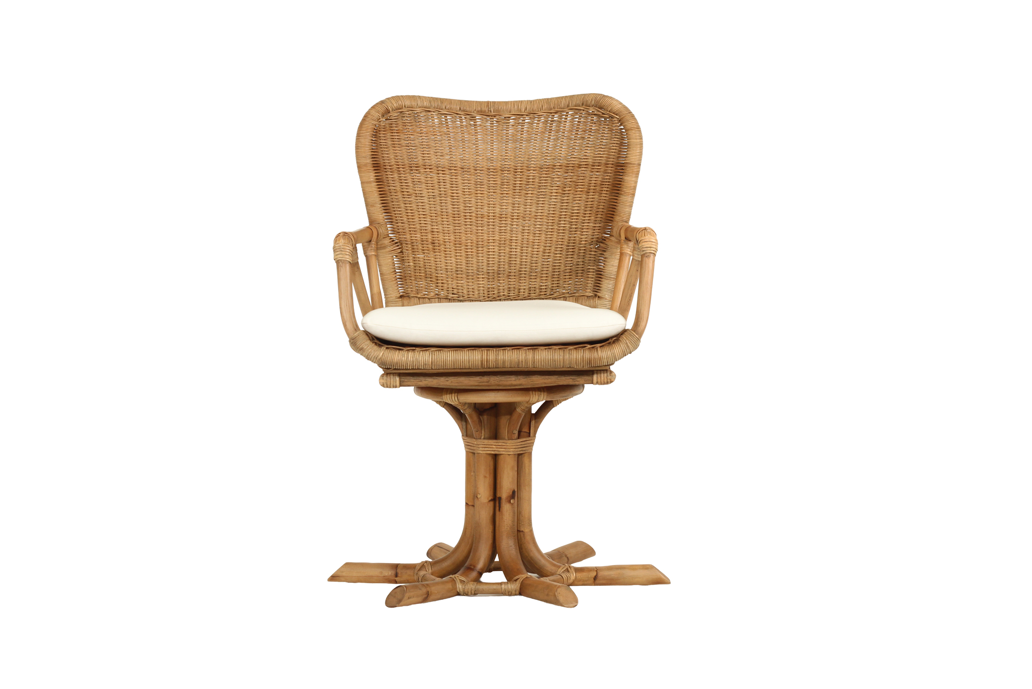 Carla Swivel Armchair - Antique Brown - Image 4