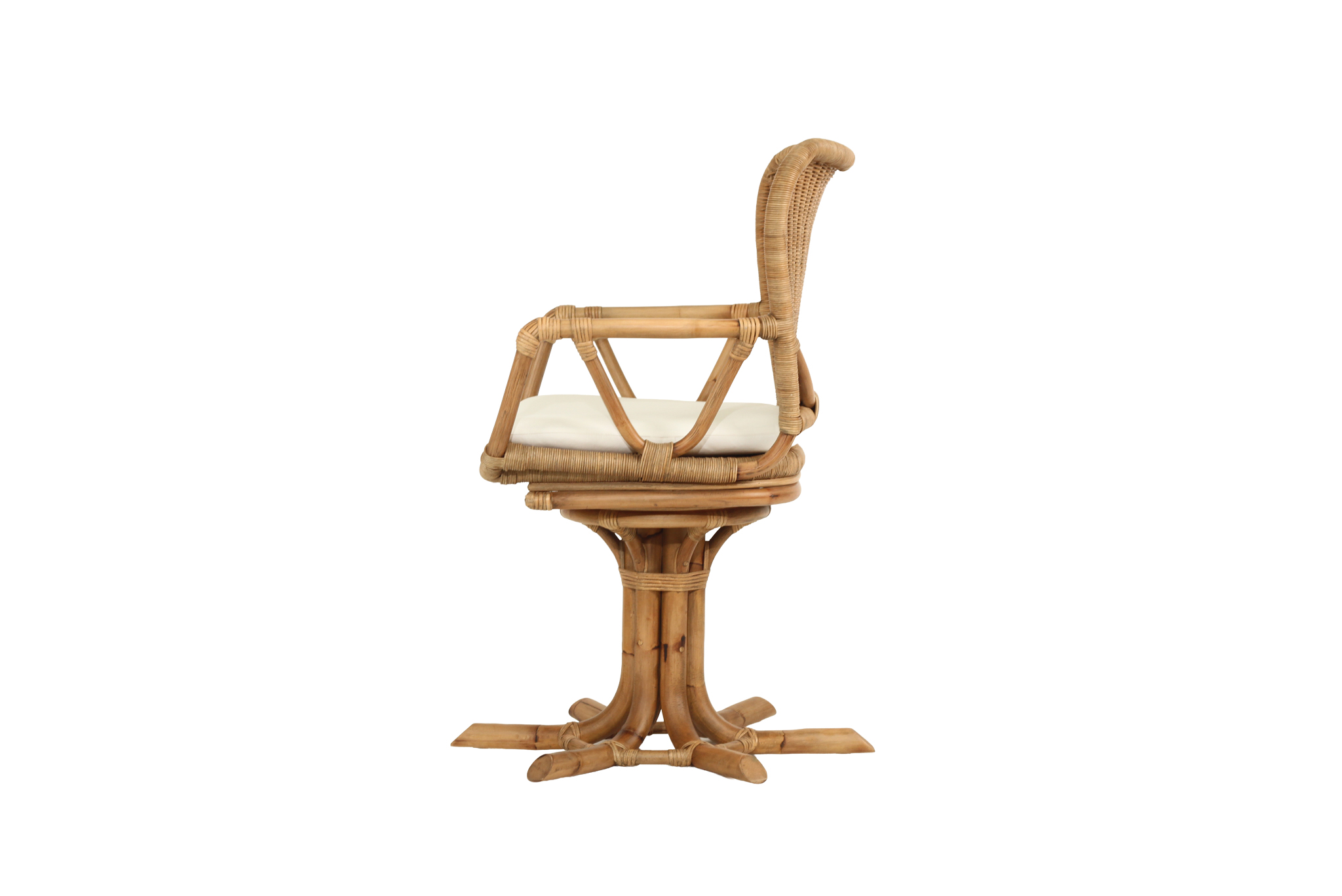Carla Swivel Armchair - Antique Brown - Image 5