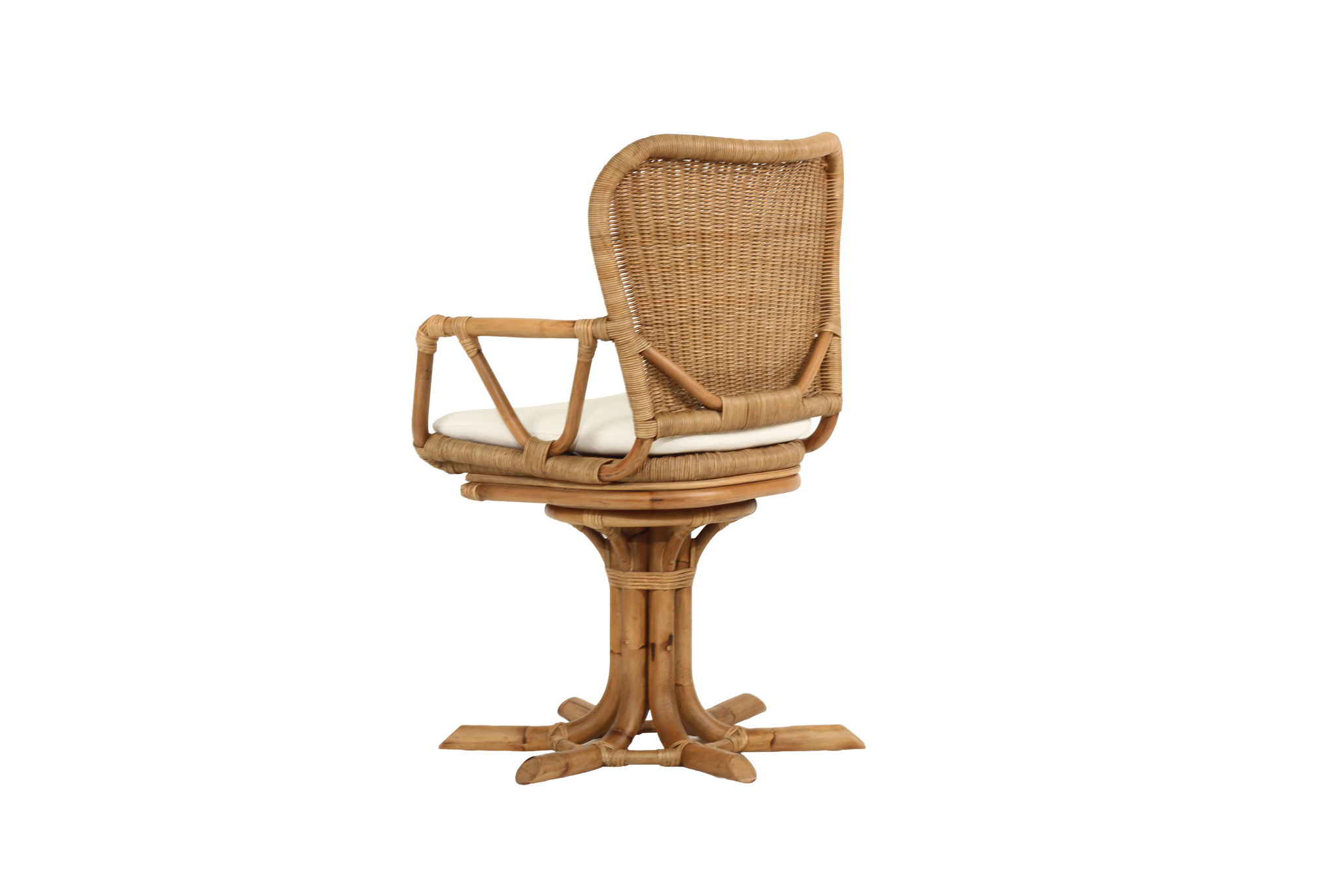 Carla Swivel Armchair - Antique Brown - Image 6