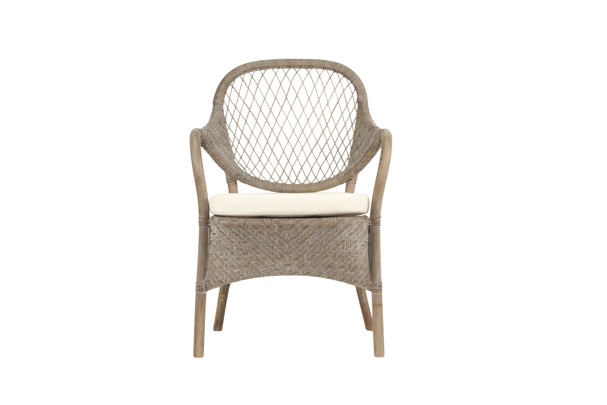 Cove Armchair - Grey White Wash - Image 3