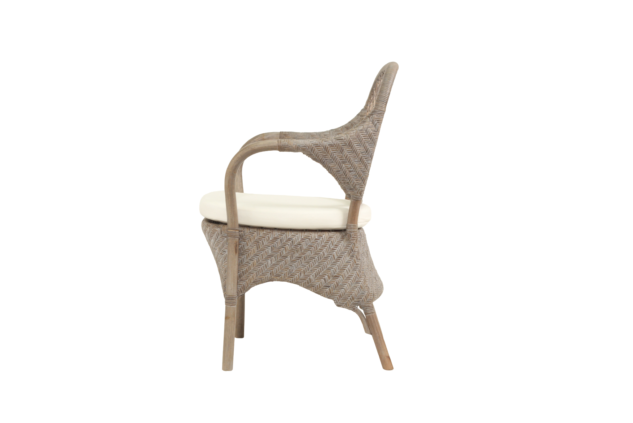 Cove Armchair - Grey White Wash - Image 5