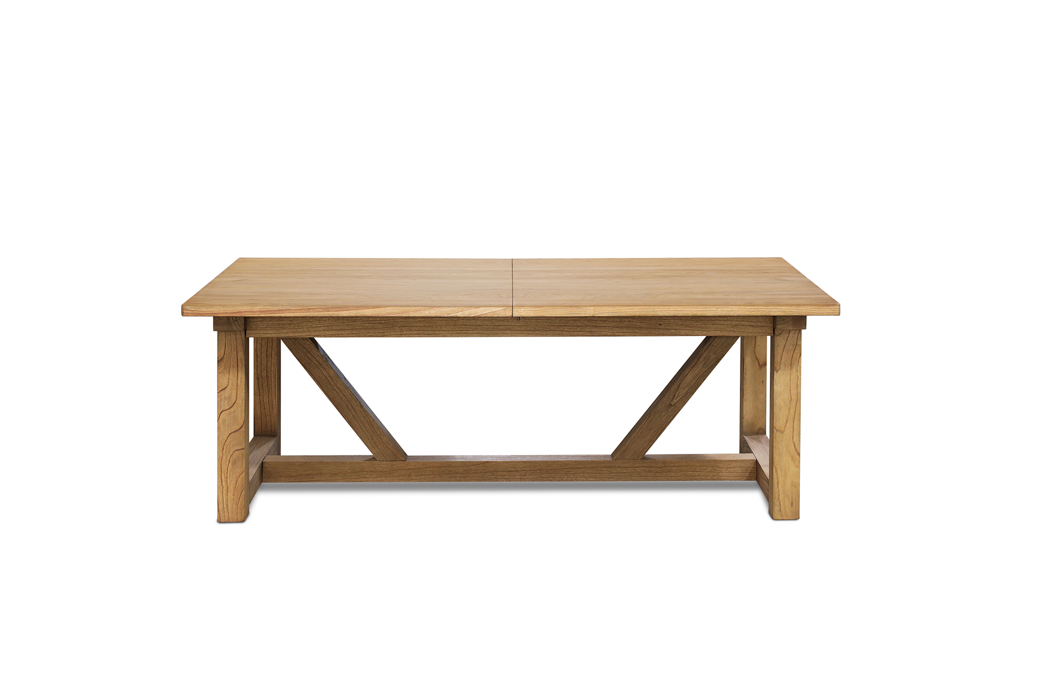 Farmhouse Extension Dining Table - 210/310cm - Natural Oak - Image 2
