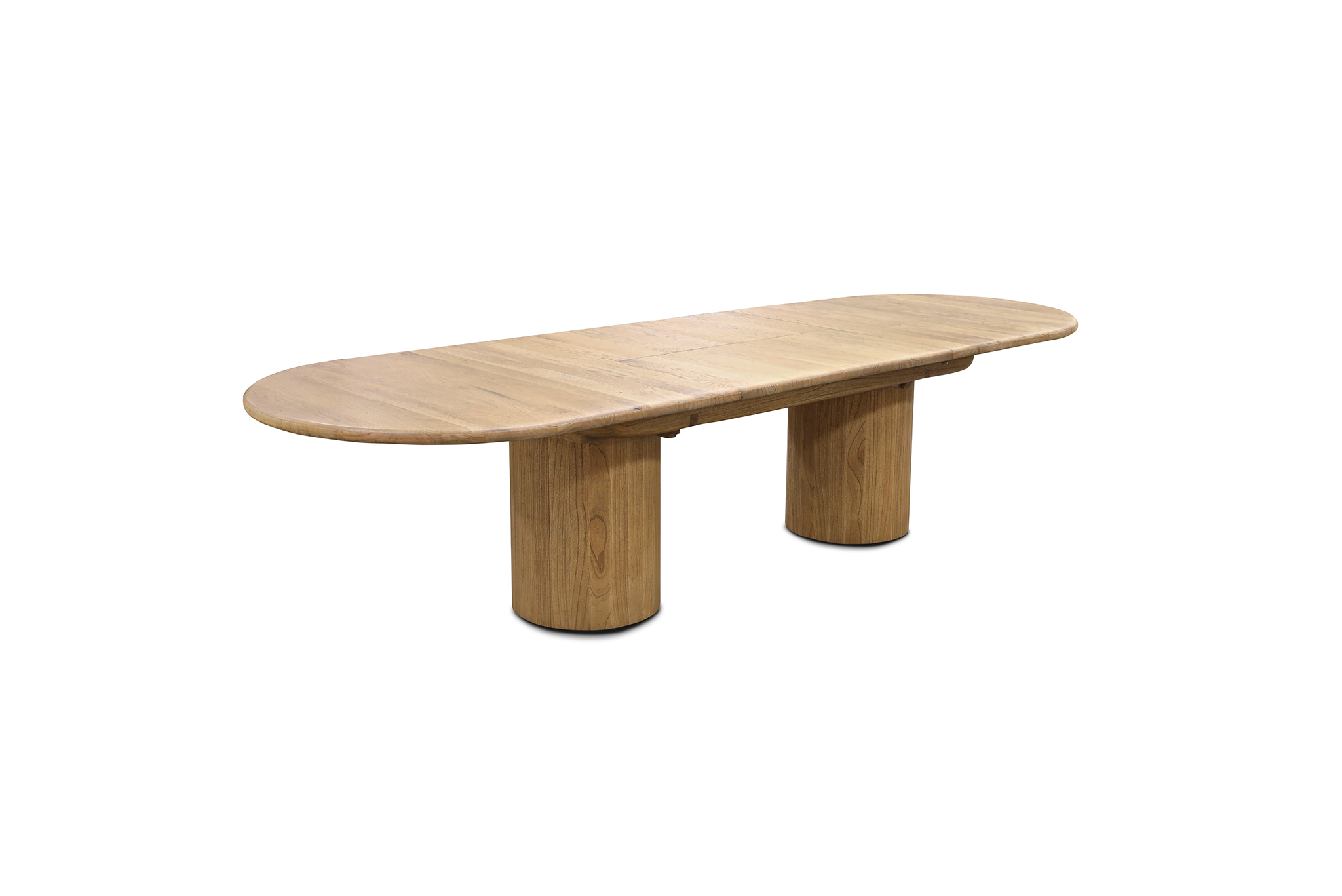 Lorenzo Oval Extension Dining Table - 210/310cm - Natural Oak - Image 2