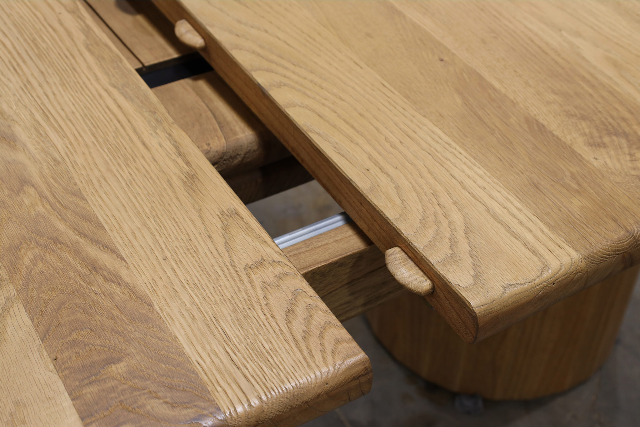 Lorenzo Oval Extension Dining Table - 210/310cm - Natural Oak - Image 4