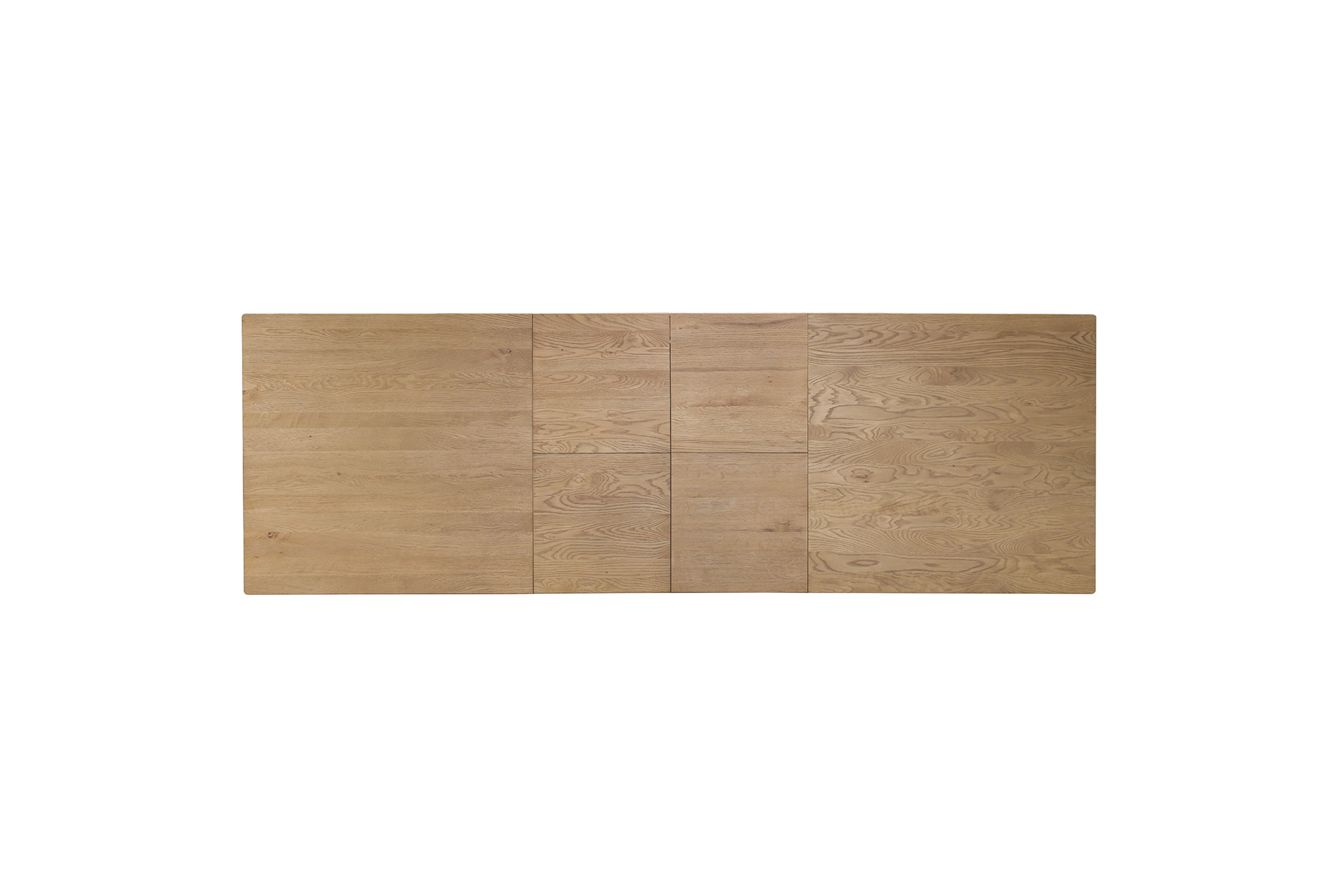 Newport Extension Pedestal Table - 210/310cm - Natural Oak - Image 5