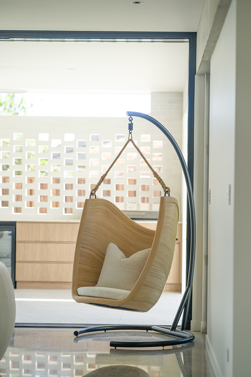 Capri Hanging Chair - Natural - Image 3