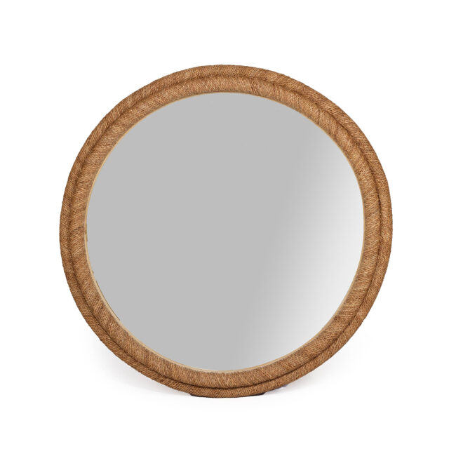 Chloe Natural Rope Mirror - 2 Rope Frame - 1.2m - by Serrata Living