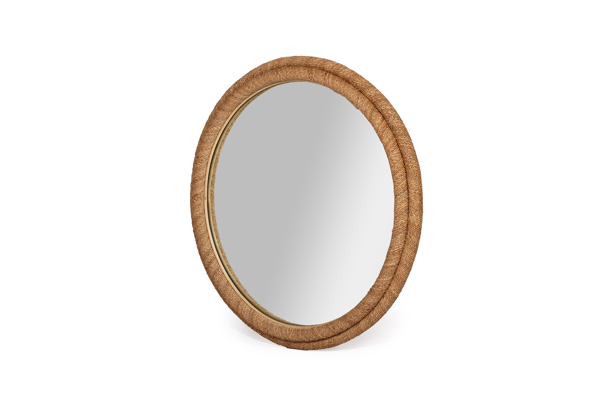 Chloe Natural Rope Mirror - 2 Rope Frame - 90cm - by Serrata Living - Image 4