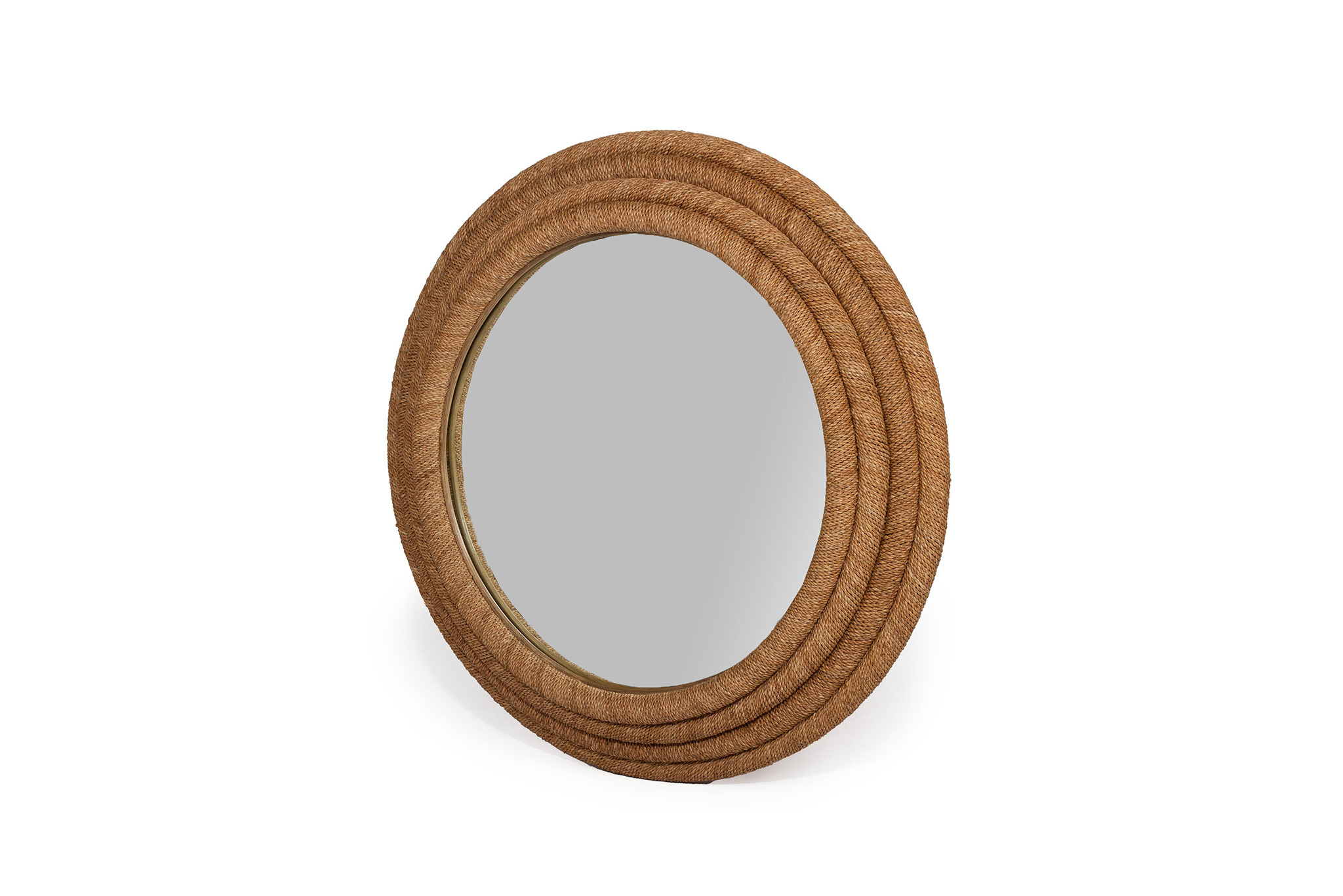 Chloe Natural Rope Mirror - 4 Rope Frame - 90cm - by Serrata Living - Image 2