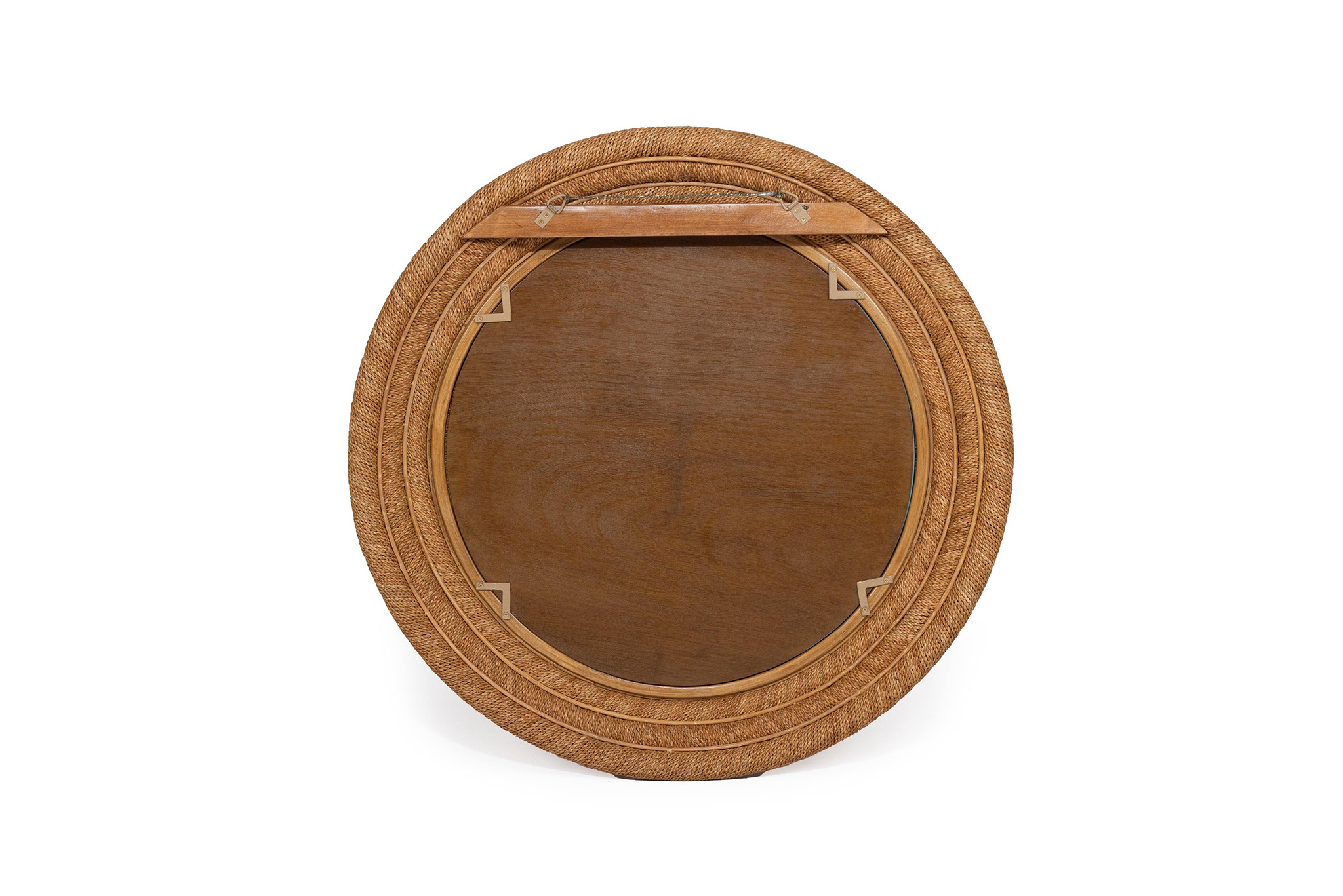 Chloe Natural Rope Mirror - 4 Rope Frame - 90cm - by Serrata Living - Image 4