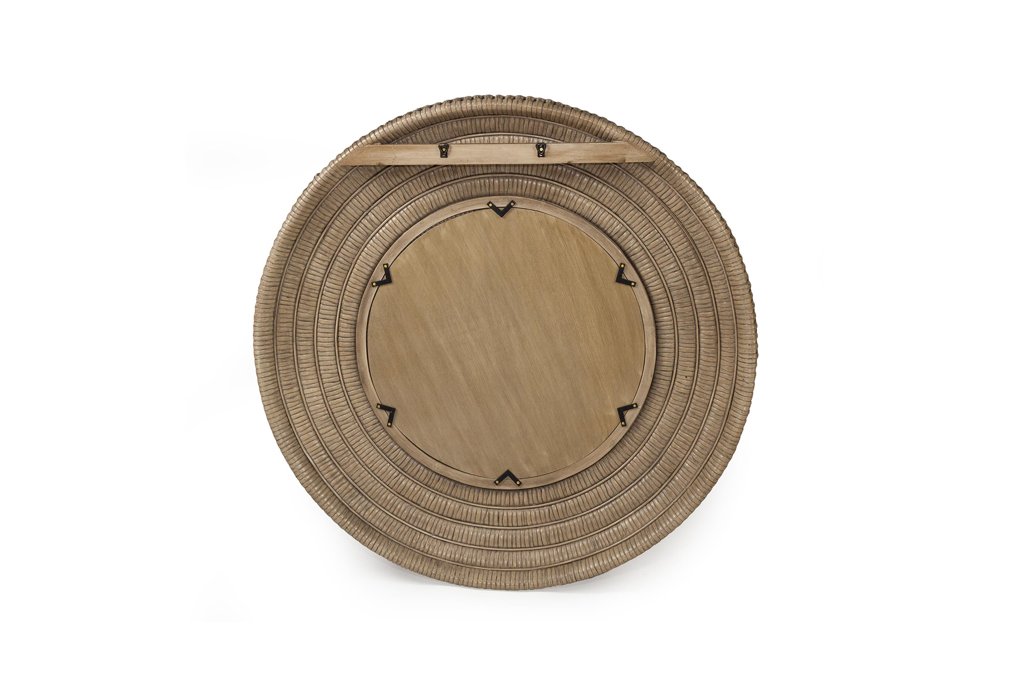 Mila Braided Mirror - Grey- by Serrata Living - Image 4
