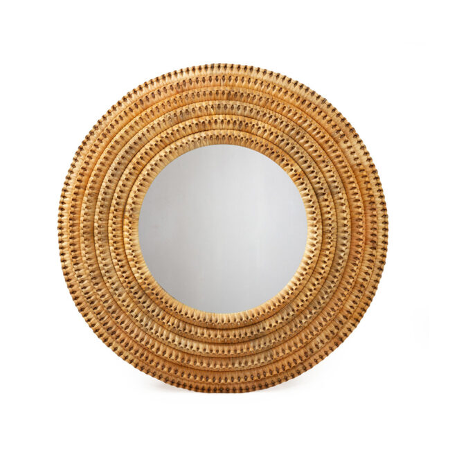 Mila Braided Mirror - Natural- by Serrata Living