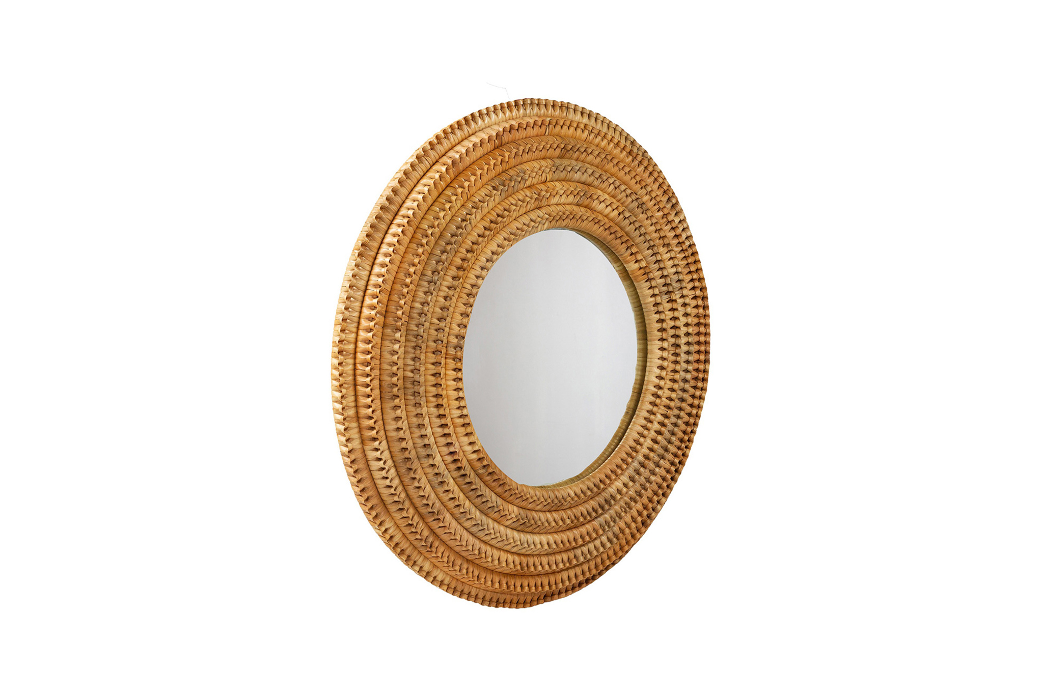 Mila Braided Mirror - Natural- by Serrata Living - Image 2