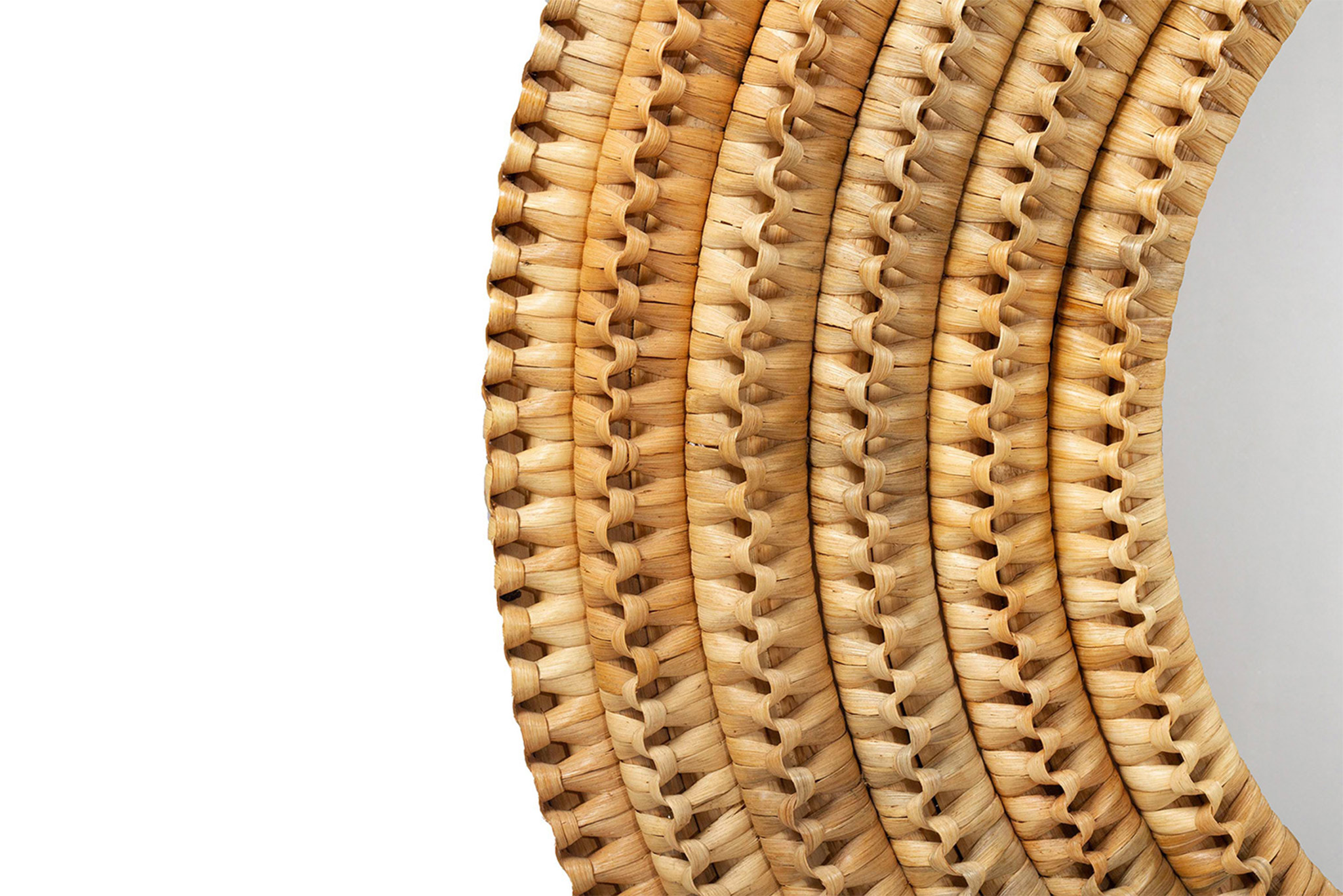 Mila Braided Mirror - Natural- by Serrata Living - Image 5