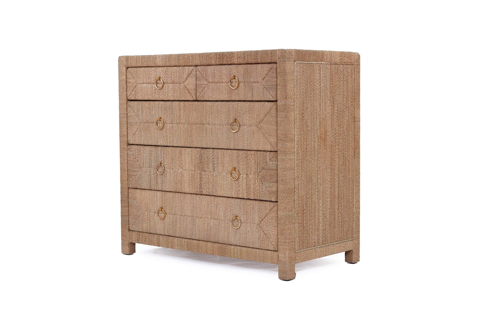 Monaco Dresser (Tallboy) - 5 Drawer - By Serrata Living