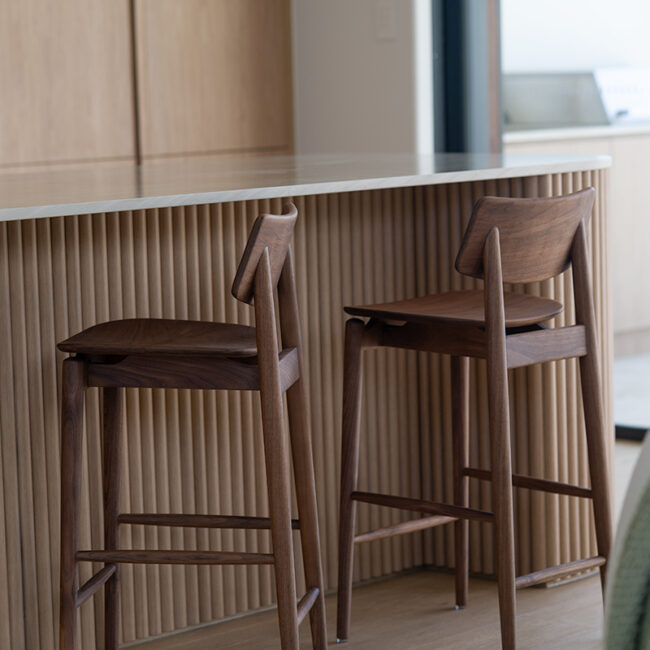 Harlow Counter Stool - Walnut