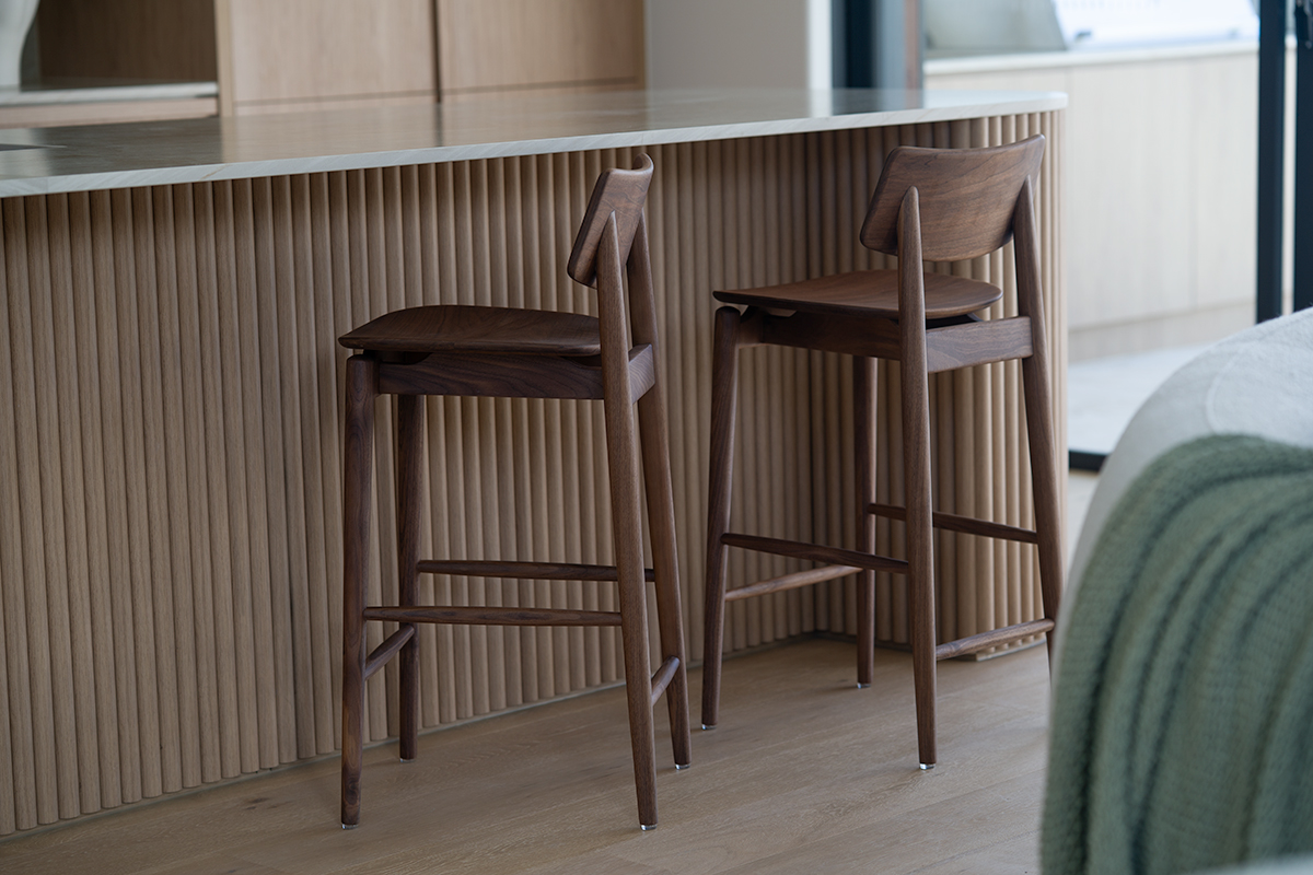 Harlow Counter Stool - Walnut - Image 3